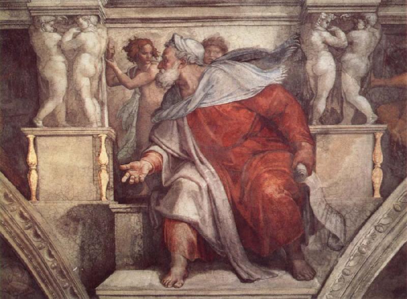 Michelangelo Buonarroti Die Erschaffung der Eva oil painting picture